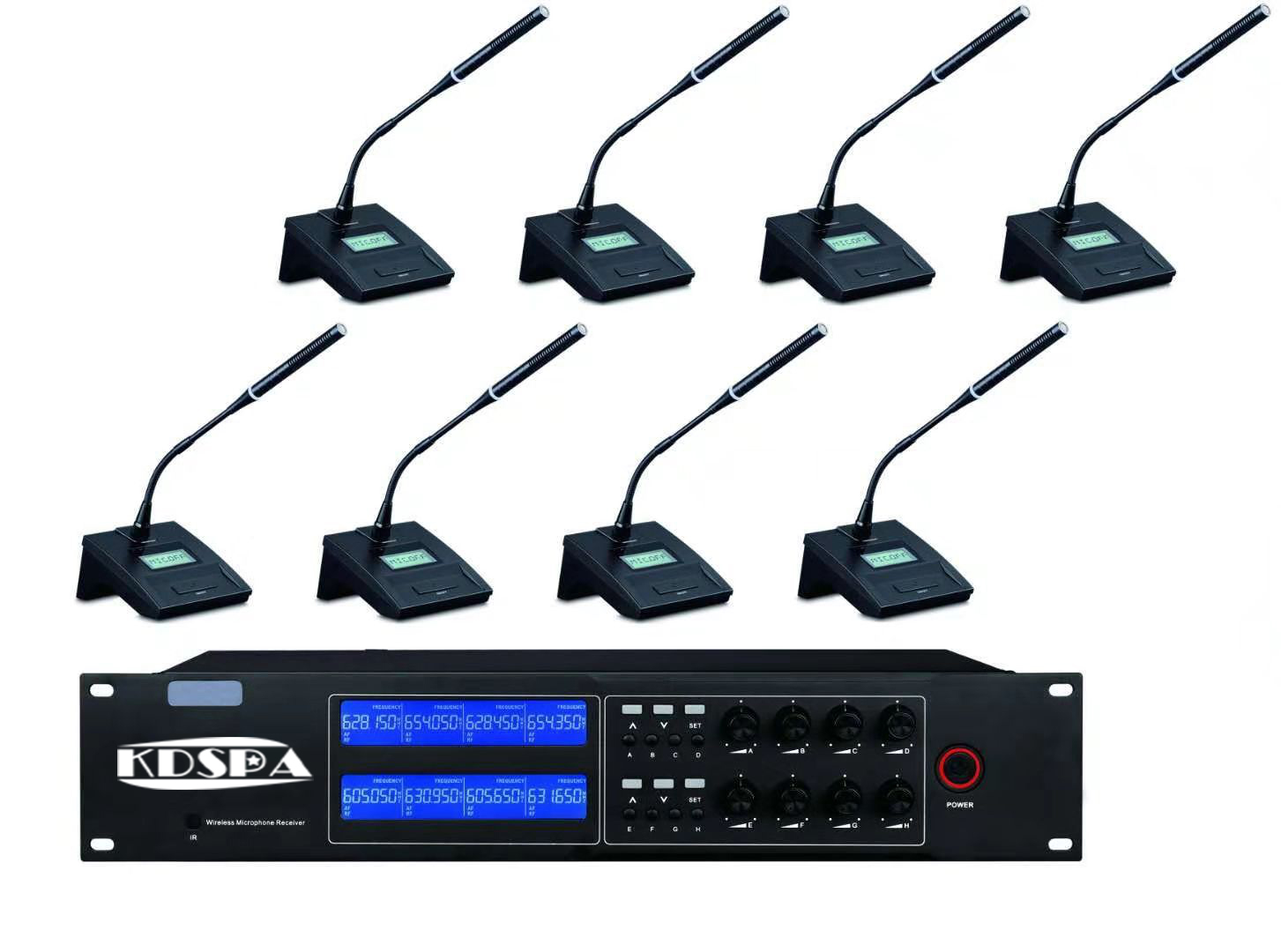 一拖八 U段無線會(huì)議話筒 RE-780