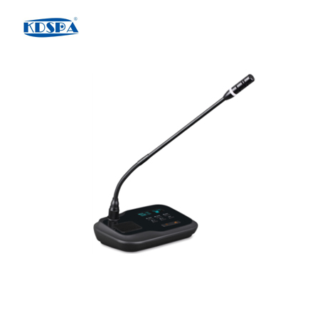 表決+視像跟蹤+讨論會(huì)議系統代表單元（帶揚聲器 OLED顯示屏）KD-8231D